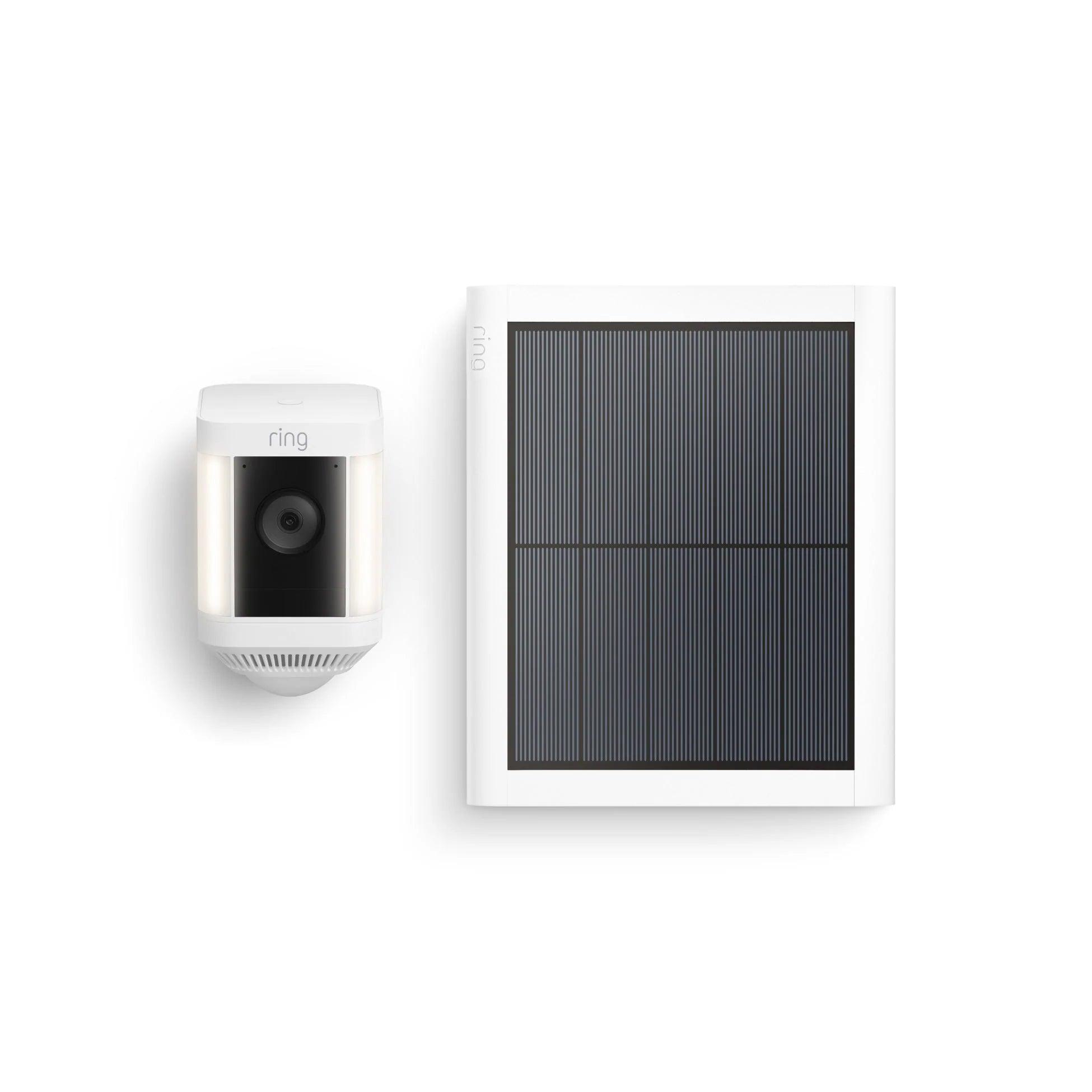 Ring spotlight 2024 with solar panel