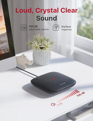 Smart Mailbox Alarm, Wireless Long Range Mailbox Alert, Mailbox Sensor with Base Station for Delivered Mail