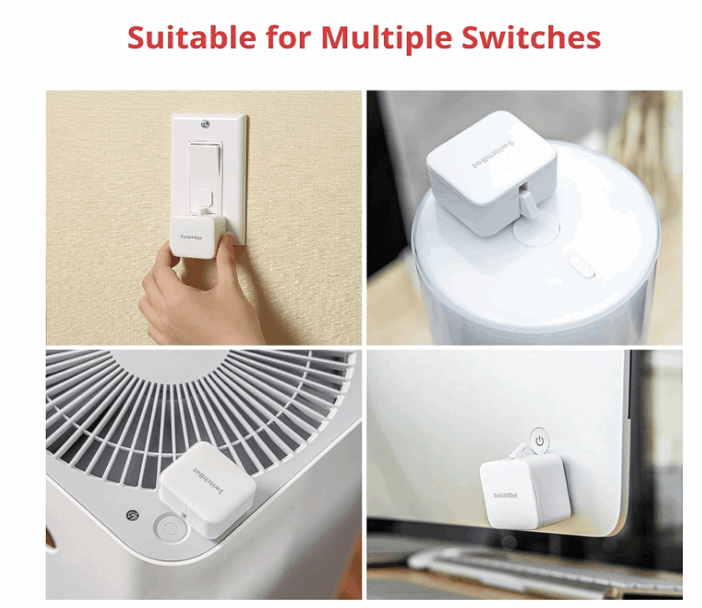 Smart switch button pusher