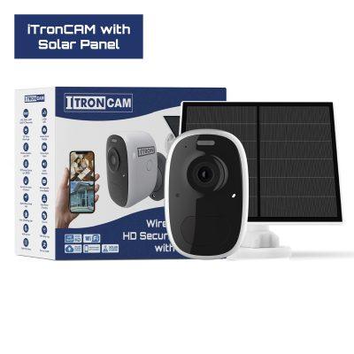 iTronCAM Ai Camera with Solar Panel - smartanything